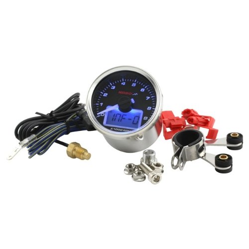 KOSO REV Counter D55 GP Style Max 9000 RPM, 150 °C...