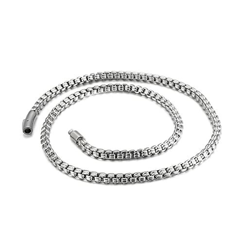 Collier Feng Shui pour hommes - Chaîne 6mm acier inoxydable pour le style de tous les jours