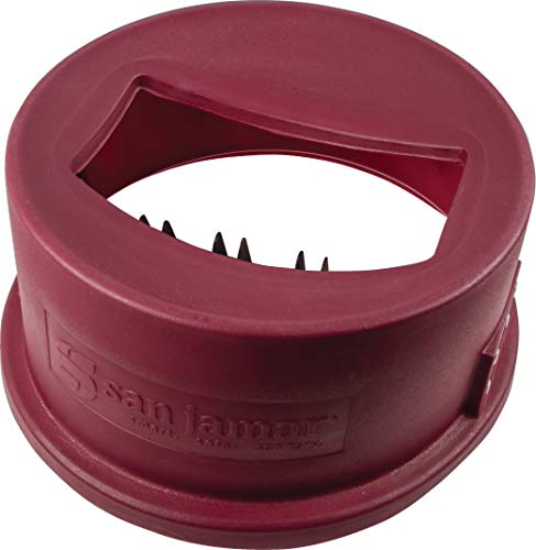Image of San Jamar KA1951 Katchall Rugged Flatware Retriever Depth, Red, for Slim Jim Trash Container