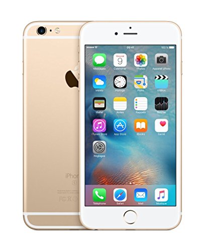 Apple iPhone 6s Plus Smartphone débloqué 4G (Ecran : 5,5 pouces - 16 Go - iOS 9) Or (Reconditionné)