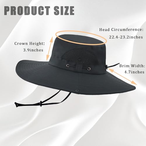 Sombrero de ala ancha para hombre y mujer miniatura 3
