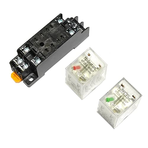 Relé LY2NJ HH52P AC 220V de 8 pines con base para control industrial