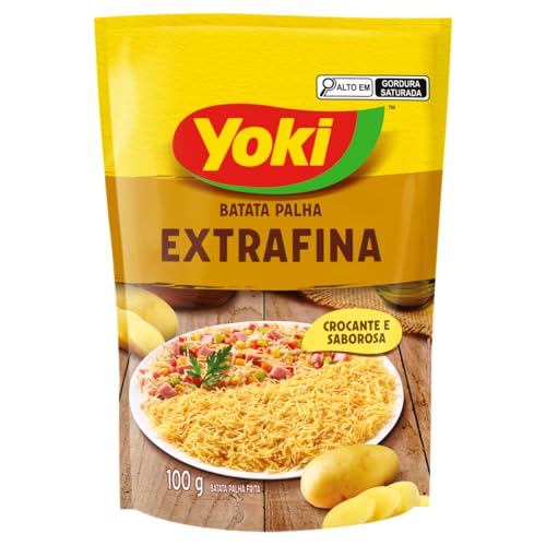 Yoki - Extra Thin Potato Sticks - 3.53 Oz (PACK OF 1) | Batata Pa...