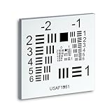 Camera Resolution Test Chart,Groups -2-5 Positive/Negative Film Cards Calibration, for Scientific and Industrial Inspection.(White)