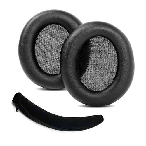 Repuestos de Almohadillas y Banda para Anker Soundcore Life Q30 / Q35 Auriculares Bluetooth con Cuero de Proteína Suave y Espuma de Memoria miniatura 1