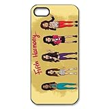 Fifth Harmony, Rubber Phone Cover Case For iPhone 5, iphone 5s Cases, Black / White
