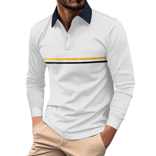 Polo coton mélangé à boutons pour homme la qualité d'un haut confortable