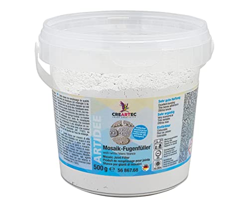 Artidee CREARTEC Mosaik-Fugenfüller - für den Außenbereich geeignet - 500 g - Made in Germany
