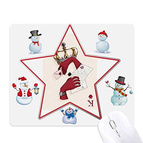 Tapis de souris famille étoile pour une ambiance de Noël unique