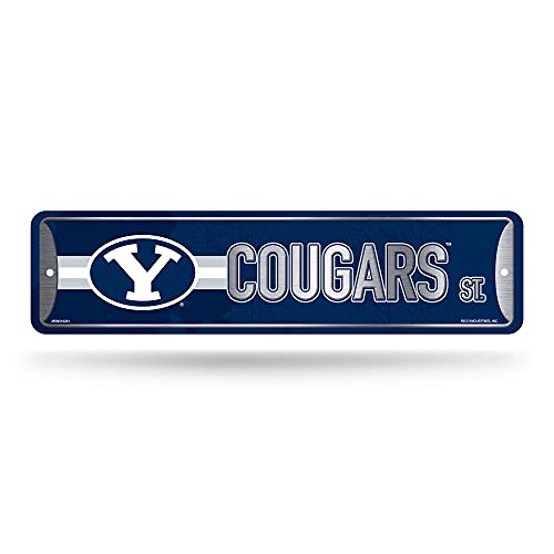 Rico Industries NCAA BYU Cougars Metal Street Sign
