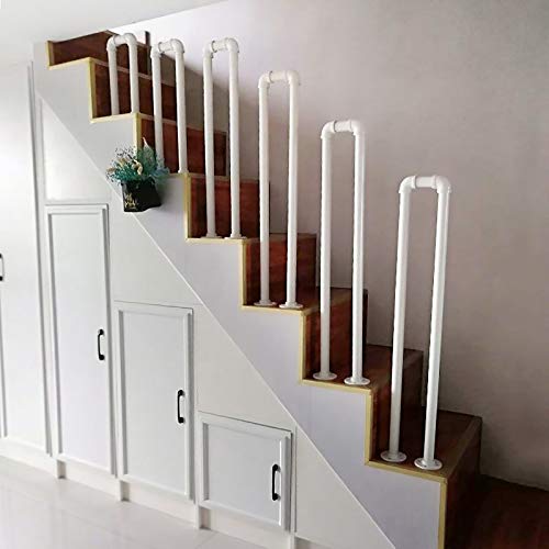 Main courante d'escalier extérieure barre de soutien en U