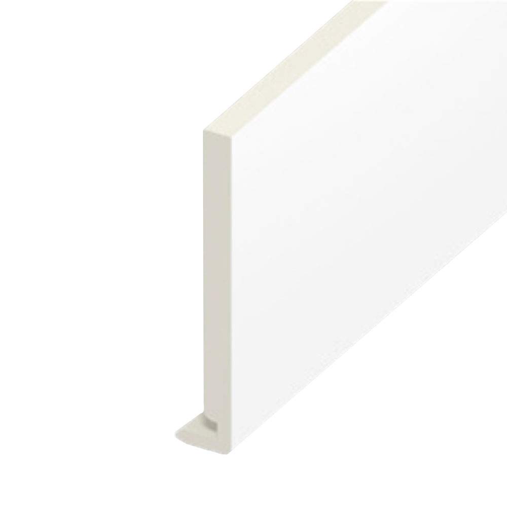 5 Metre x 300mm Wide uPVC Fascia Board - 18mm Thick Full Replacement Board