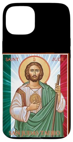 San Judas Tadeo - �Z���g�W���[�h�A�[�g Devocion ���L�V�R���� �X�}�z�P�[�X iPhone 15 Plus �p