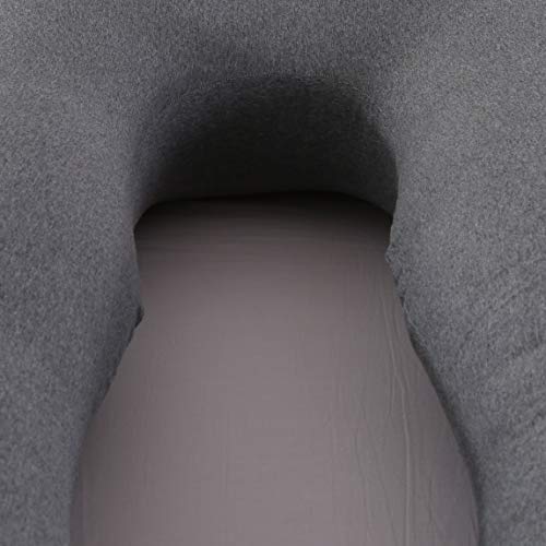 Image of Amagoing 55 inches Pregnancy Pillows for Sleeping, U Shaped Maternity Full Body Pillow for Pregnant Women with Hip, Leg, Back, Belly Support, Washable Jersey Cover Included (Dark Grey)