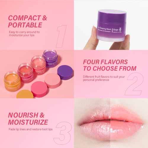 Loske Sleeping Lip Mask Berry 0.7oz — view 4