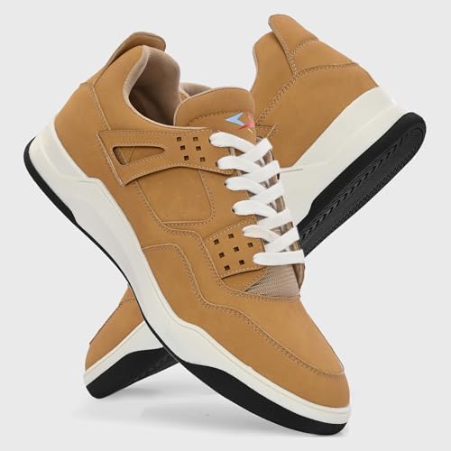 Image of Cruiser Mens Sneaker | Comfort & Style with Soft Cushioned Insole | Sleek, Stylish, and Ready for Anything | Everyday Sneakers with Effortless Vibes|Trendy Lace-Up Design for Casual Outfits 2604