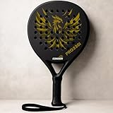 Condor Padel Rackets Bat Carbon Fibre for Playing Paddel Doubles Tennis in Black & Gold Single or...