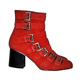 topshop arizona stiefeletten im westernstil  Topshop Rote Damen-Stiefeletten, Rot - rot - Größe: 37 EU
