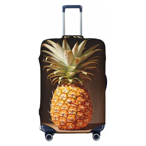 Pineapple Painting Print Luggage Suitcase Cover Protector Luggage Washable Covers With Concealed Zipper