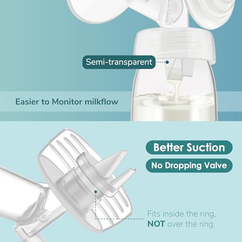 Repuestos para extractor de leche Maymom 10 piezas azul miniatura 6
