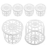 WEKAMOS 4 Stuks Nichoirs pour Oiseaux Boîtes de Nidification pour Chardonnerets et Accessoires pour Cages à Oiseaux Rangement Compact pour et Œufs