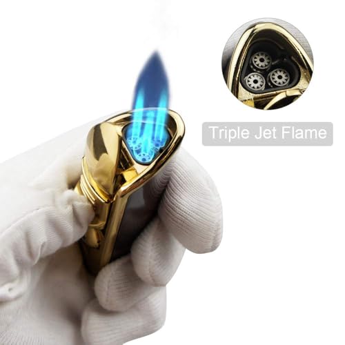 Encendedor soplete recargable a butano Rojo miniatura 3