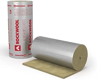 ROCKWOOL KLIMAMAT 40 mm x 6 m x 1 m - Matelas à lamelles en laine de roche de différentes tailles – Isolation de haute qualité pour systèmes de ventilation et climatisation