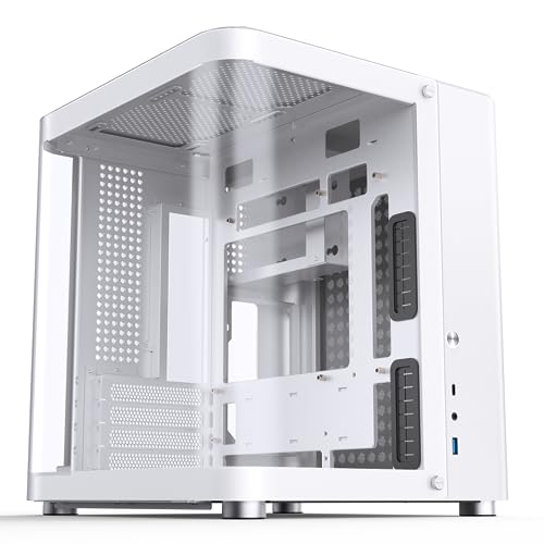 JONSBO TK-1 White Micro ATX Mini Tower Computer CASE, Hyperboloid