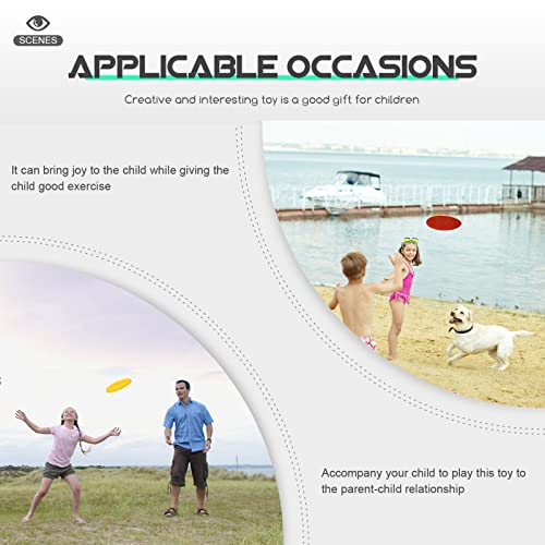 Sosoport Brinquedo de Disco Voador para Crianças Jogando E Pegando Brinquedo de Panfleto Infantil pa