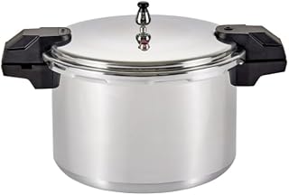 Mirro 92116 16-Quart Polished Aluminum Pressure Cooker Canner - 5/10/15 PSI, Safe Fast Cooking & Canning