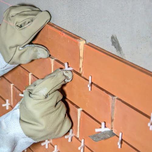 1000 Stk Fliesenabstandhalter 2mm 3mm 5mm Kreuzförmige Kunststoffabstandhalter, Weiß