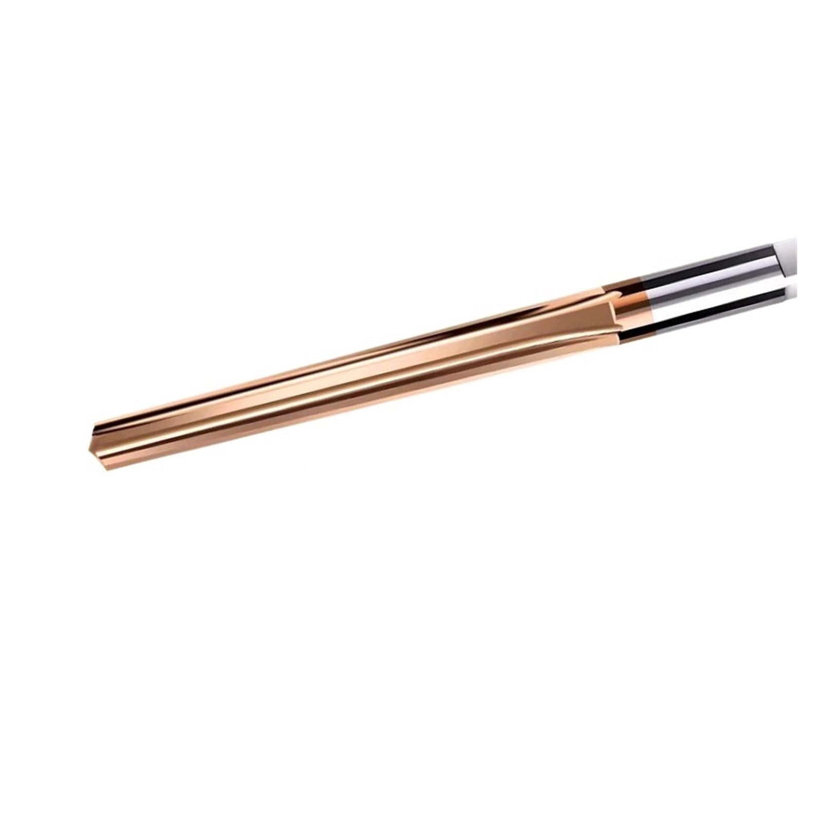 Escariador cónico de carburo sólido, fresa CNC flauta recta, herramienta mecanizado agujeros 2 a 12 mm for metal y acero, escala 1:50(Uncoated,6x70xD7.4x100)