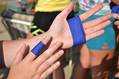 Eucatape Eucalyptus Infused Rowing Tape For Men & Women – Heals And Protects Hands From Blisters Cuts Dry Skin, Better Than Rowing Gloves For Strength & Grip Indoor Outdoor Sculling, Blue #TOP2