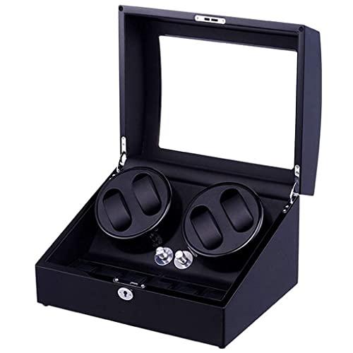 Relojes mecánicos bobinado automático en mesa de batido 4+6 negra 2