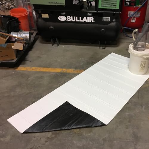 Image of Absorbent Specialty Products MFPHC3278-1 Mighty Mat Heavy Duty Cellulose Floor Pad, White