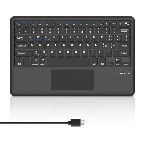 WAVATA Tastiera Bluetooth per iPad 10/10.2, Air 11, Samsung A9+/S6