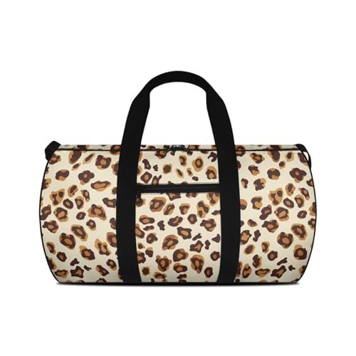 Leopard Colorful Travel Duffel Bag, Weekender Bags for Women, Overnight Gym Carry On Tote Bag with Adjustable Strap, Hospital Mom Bag for Labor and Delivery