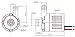 Brushless 12V Mini Water Pump 6-15V DC, 0.5-4W, Silent Ceramic (High Temp (PPS))
