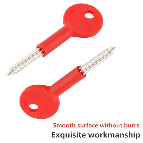 Ctyjia 2 PCS Universal Door Security Rack Bolt Key, Window Key, Spare Star Key - Image 3