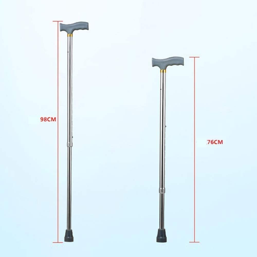 Bastoni da passeggio stampella per anziani bastone telescopico per camminare, altezza regolabile, leggero, in alluminio, aiuto per camminare per uomini e donne con manico ergonomico Star of