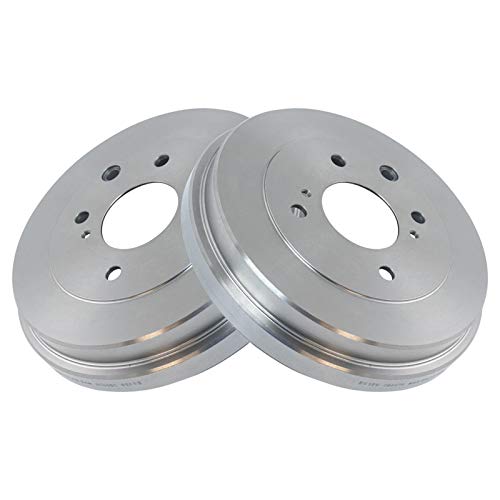 Trq Rear Brake Drum Pair Set For 2009-2014 Nissan Cube / 2007-2012 Nissan Sentra / 2007-2012 Nissan Versa #TOP1