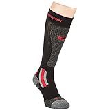Ultrasport Avec Meryl&Acirc;, Thermolite&Acirc;/Laine Calcetines de compresi&oacute;n, Unisex, Negro/Gris/Rojo,...
