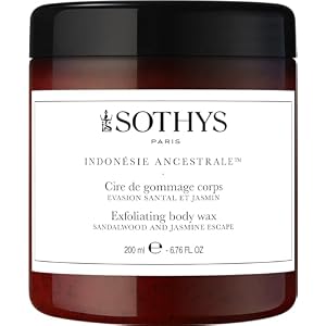 SOTHYS Exfoliating Body Wax | Organic Sugar Scrub with Coconut Flakes | Sandalwood & Jasmine Escape | Softens and Hydrates for Luxurious Body Care