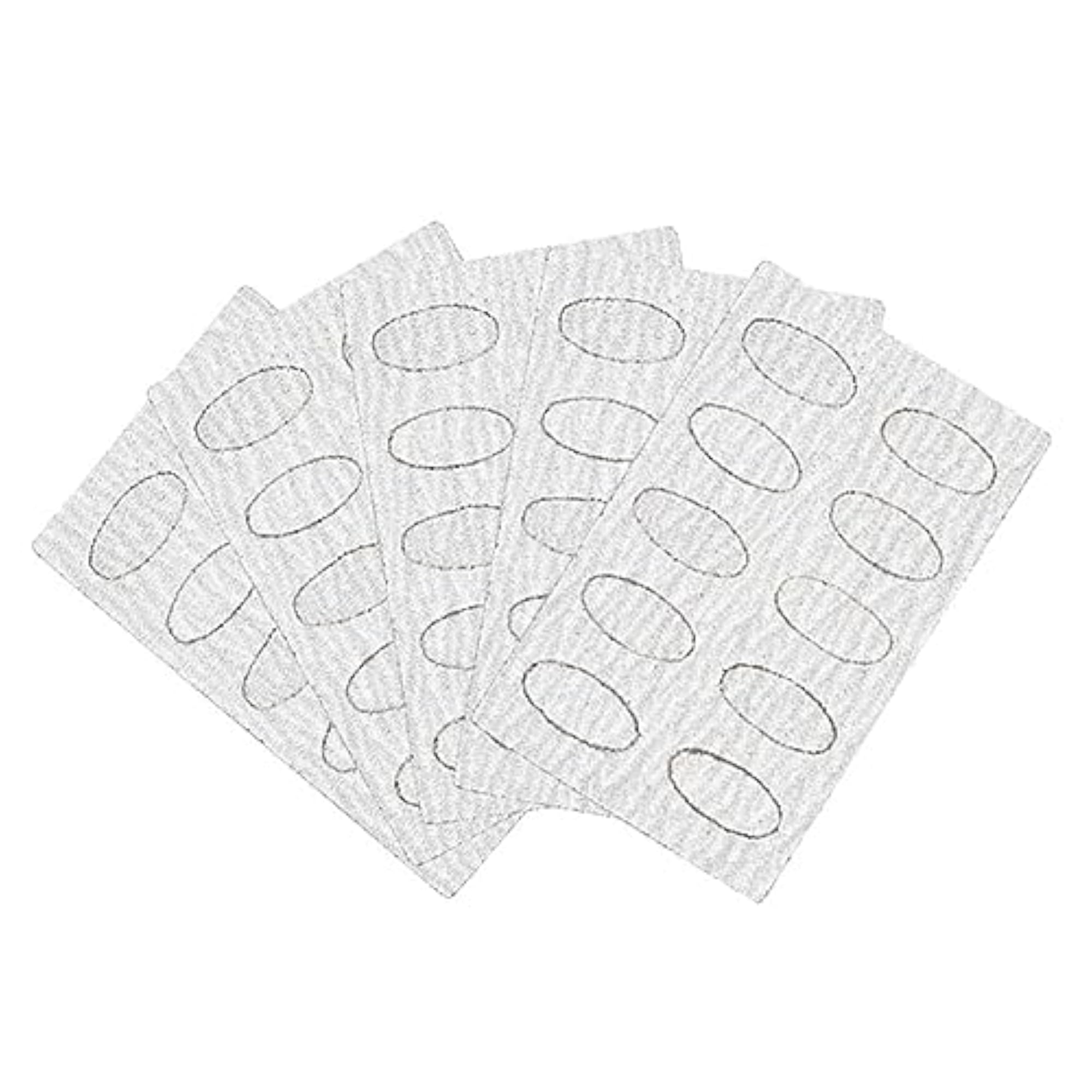 2X50Pcs Nail Pusher Replace Sanding Paper for Manicure Pedicure