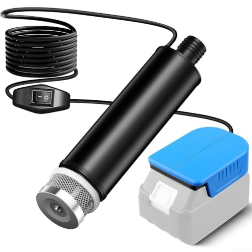 Gdfnmogo Battery Operated Water Transfer Pump with Mesh Filter Compatible with 18V Power Tool Battery for Garden Pond Cleaning Rain Barrels Drainage(for BAT622)