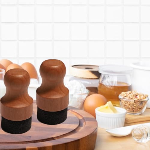 2 Pcs Aplicador de Aceite y Cera para Tabla de Cortar con Mango Ergonómico para Tablas, Cucharas y Utensilios de Madera, 5 cm de diámetro miniatura 7