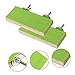 BESPORTBLE 2pcs Wear-Resistant Bird Platforms for Parrots Rectangular Pet Stand Attractive Design Easy Installation for Birds Like Parakeets Lovebirds and Cockatiels Green