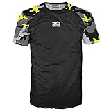 kampfsport t-shirts selber gestalten STYLISCHER PRINT: Dieses Fitness Shirt überzeugt durch einen auffälligen Print auf dem Rücken mit Deutschland Flagge - auch ideal tragbar als T-Shirt im Alltag