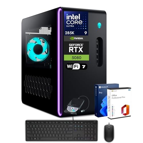 Alienware Aurora R16 - PC de Bureau Gaming - Intel Core Ultra 9 285K - 64 Go DDR5-8 to SSD - NVIDIA...
