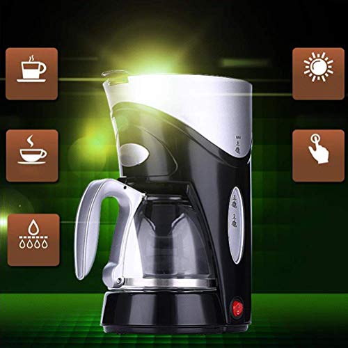 Cafetera de filtro con placa térmica y capacidad para 6 tazas miniatura 2